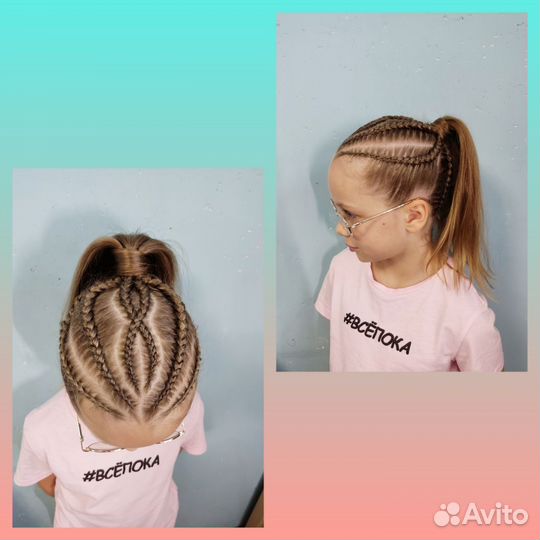 Косы, прически из косичек для детей и взрослых