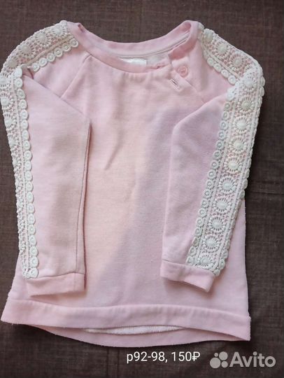 Детская одежда для девочек, р86-98