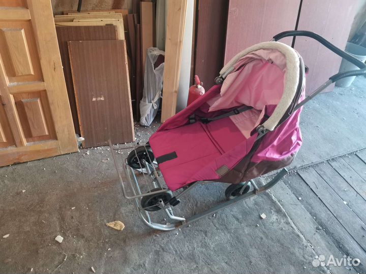 Детские санки коляска
