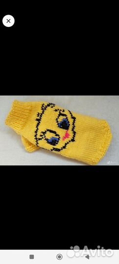 Вязанная одежда ля собак и кошек