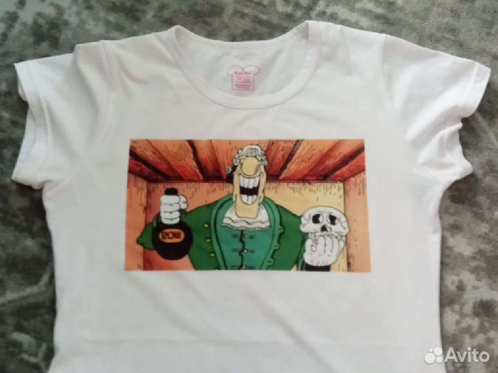 Футболка новая хлопок с любым рисунком и текстом