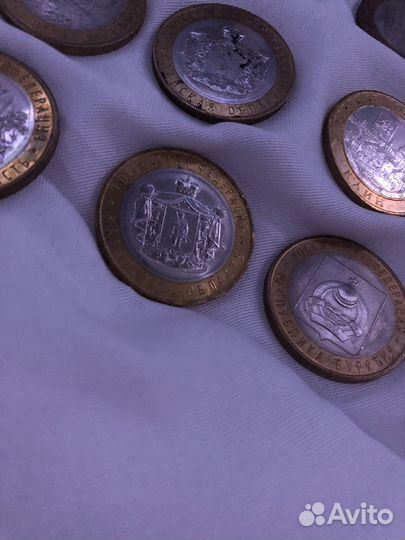 Юбилейные 10 рублевые монеты