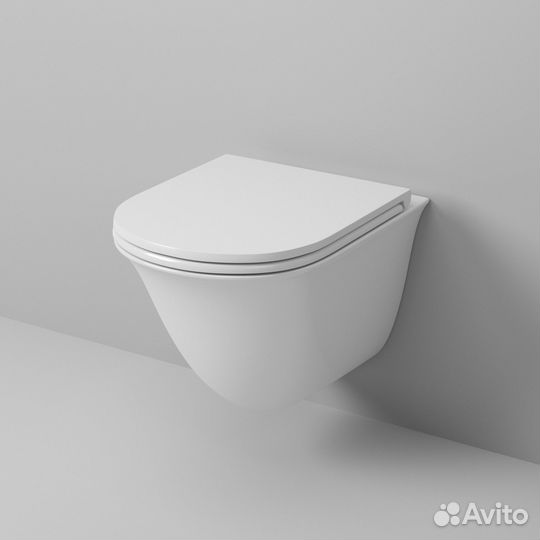 Унитаз 485x360x360 Подв. Безобод. С Тонк. Крышкой