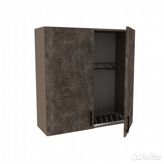 Шкаф навесной Амика-2qh для кухни на заказ