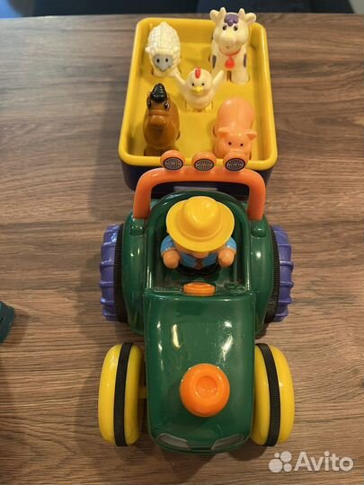Трактор с прицепом игрушка