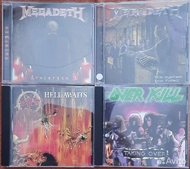 Overkill, Megadeth, Accept CD
