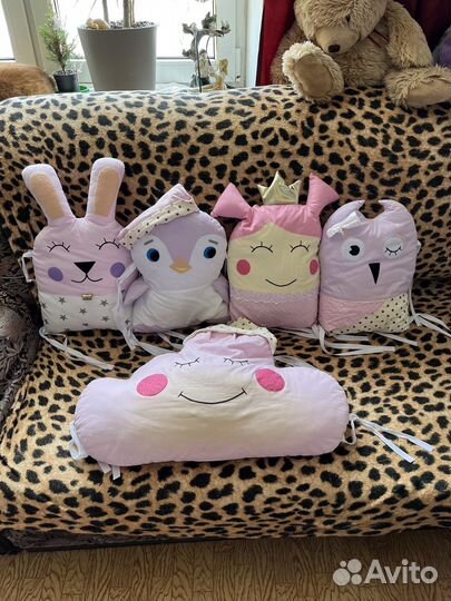 Бортики в детскую кроватку