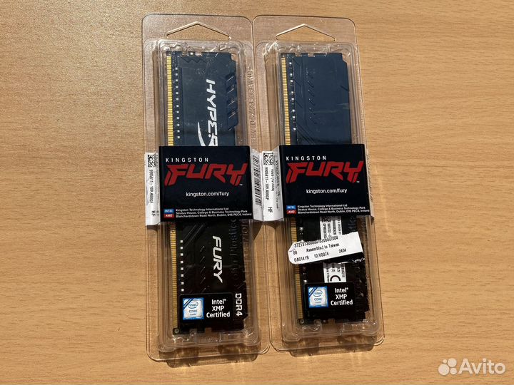 Оперативная память ddr4 hyperx fury 16gb