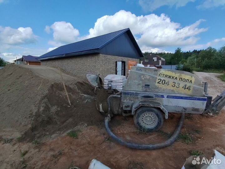 Полусухая стяжка пола