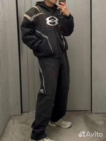 Зип-худи Balenciaga zip-up hoodie unity sports