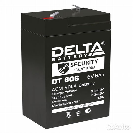 Аккумулятор Delta DT 606