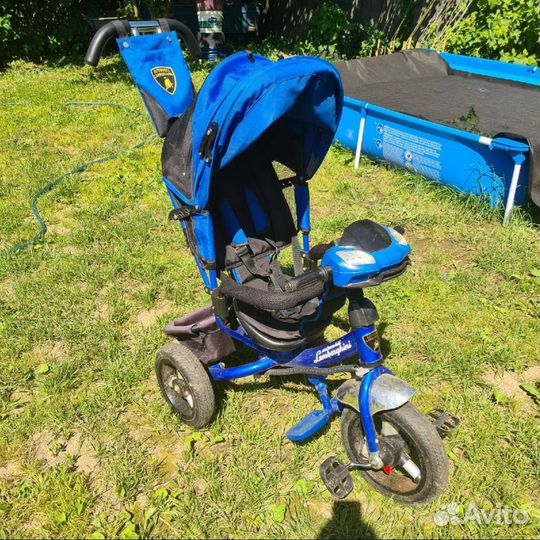 Велосипед с родительской ручкой