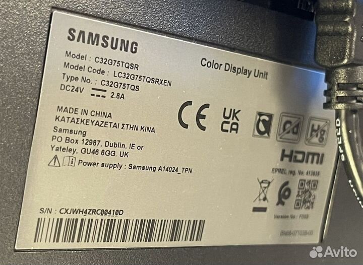 Samsung C32075tqsr