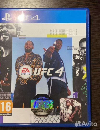 Диски на ps4 ufc 4