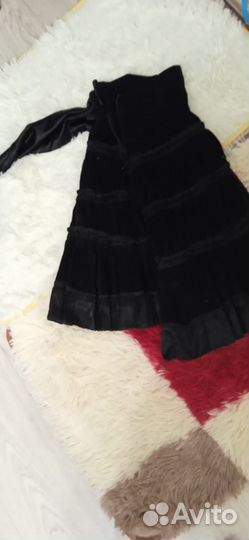 Юбка вельветовая теплая