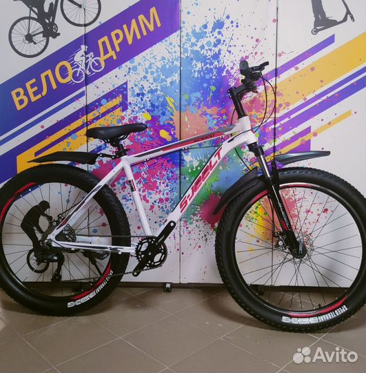 Велосипед 29/27,5 3.0 полуфэт на широких колесах