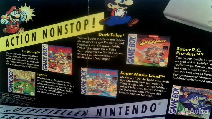 Плакат Super Nintendo оригинал