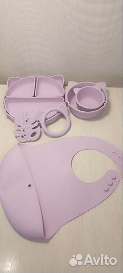 Детская посуда для кормления силиконовая