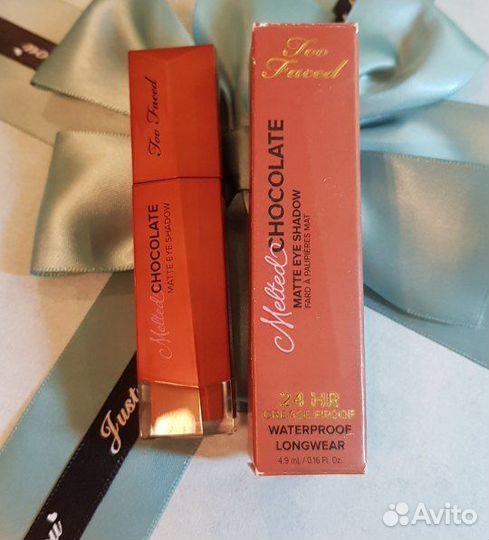 TOO faced melted chocolate тени для век