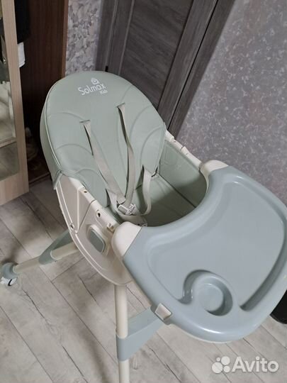 Стульчик для кормления solmax из экокожи