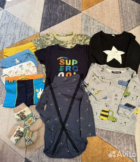 Вещи пакетом на мальчика 80