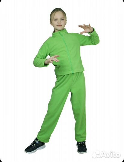 Флисовый костюм, поддева 104 размер