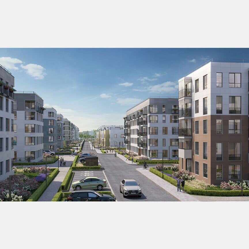 2-к. квартира, 52,1 м², 4/5 эт.