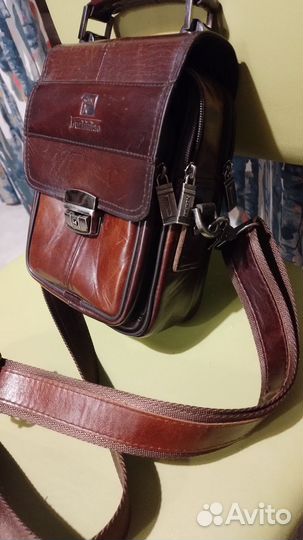 Несессер из кожи буйвола 22 16 10 см