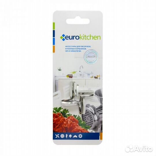 Нож Eurokitchen для мясорубки, посадочное место кв