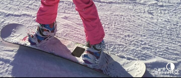 Сноуборд, ботинки, крепления