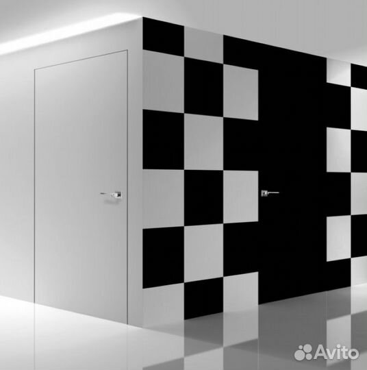 Двери скрытые межкомнатные под отделку