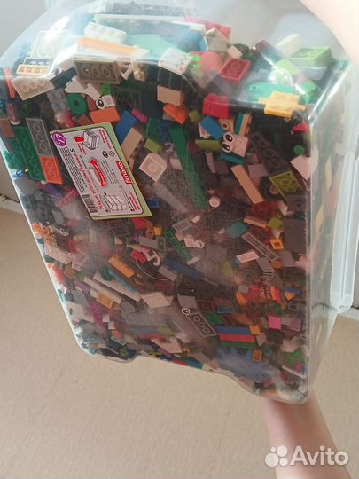 Lego Конструктор россыпью - 2 контейнера