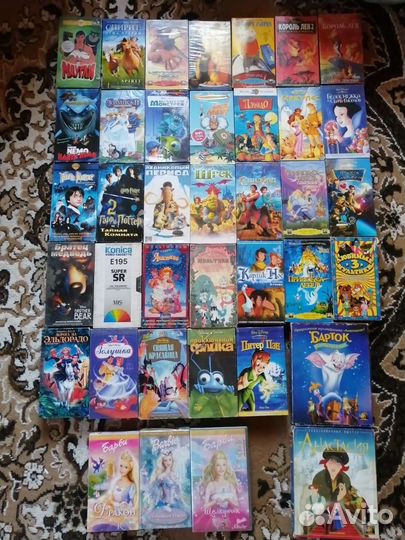 Видеокассеты с мультиками