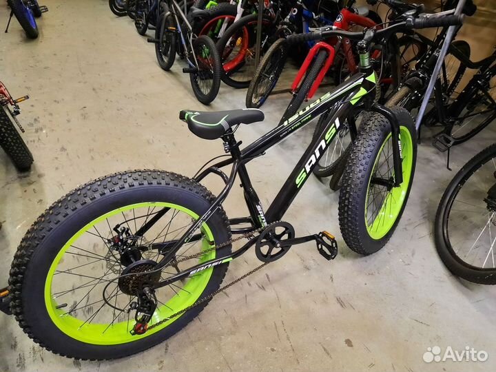 Фэтбайк велосипед на спицах зимний