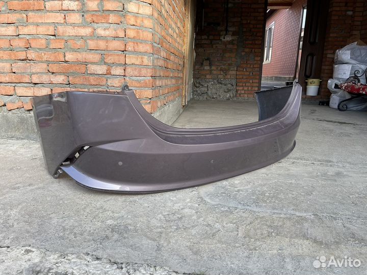 Задний бампер на hyundai solaris 2021