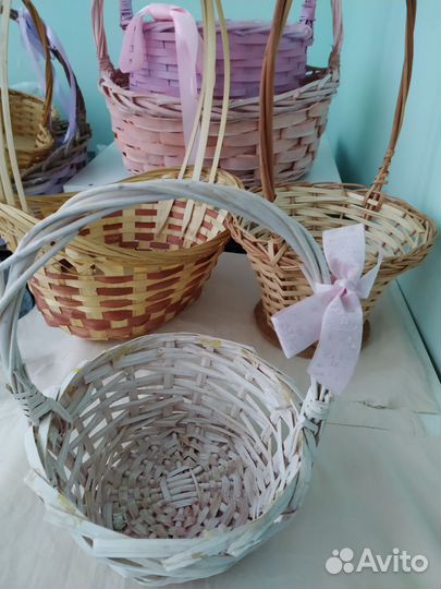 Подарочные плетёные корзины