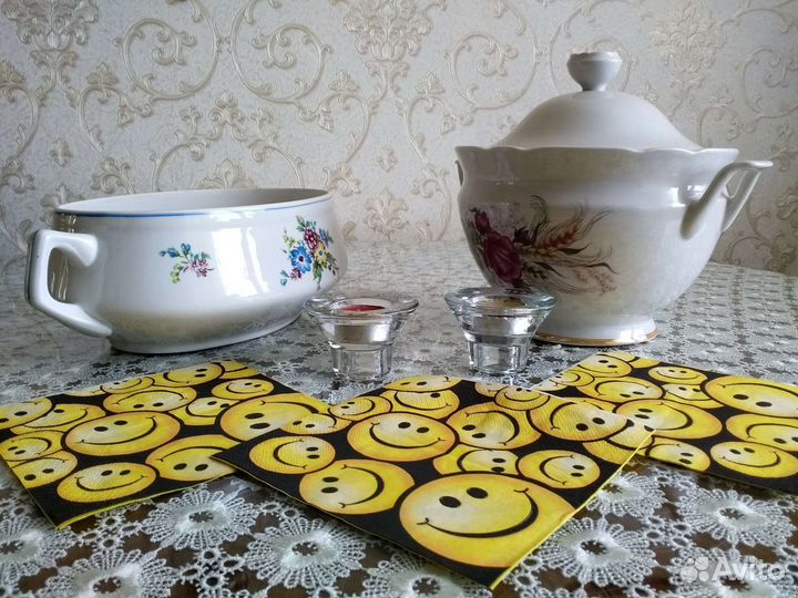 Супница форфоровая СССР