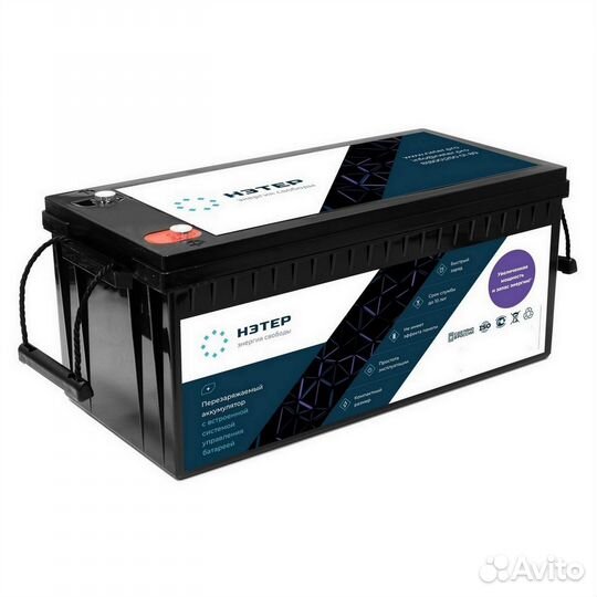 Аккумулятор Нэтер LFP36-100-60P13 36V 100Ah