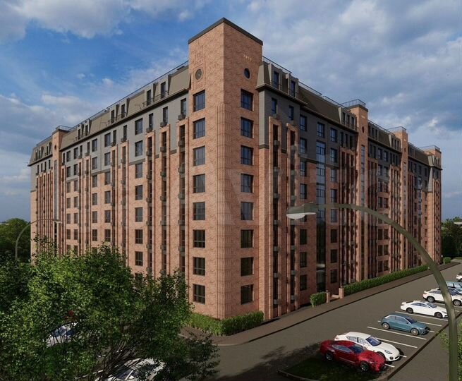 3-к. квартира, 81,4 м², 2/8 эт.