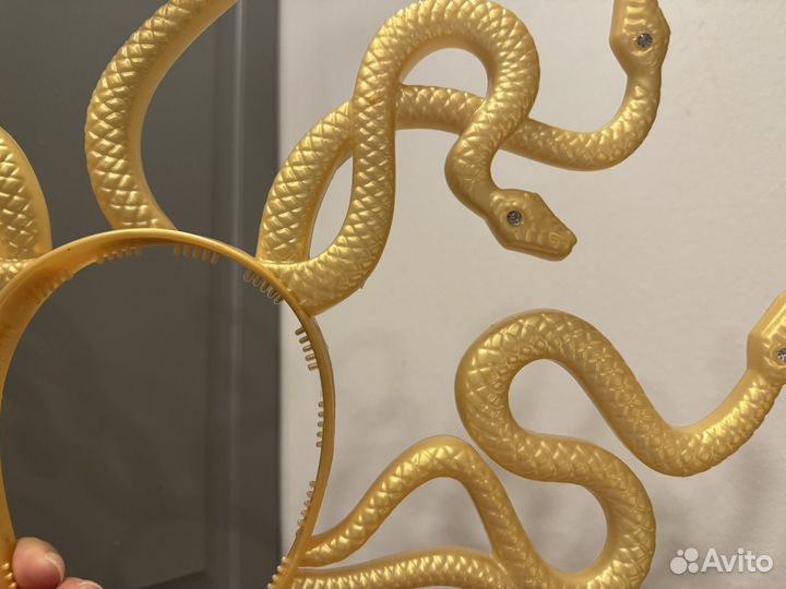 Украшение на голову змея ободок