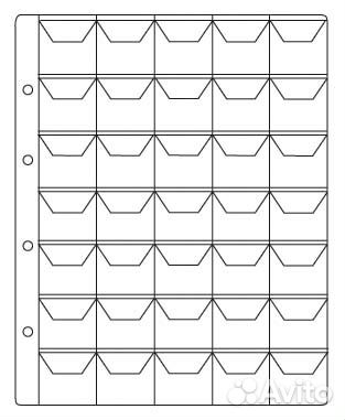 Листы и альбомы для жетонов метро