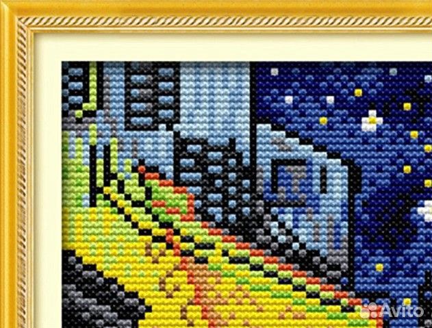 Схема для вышивания по мотивам картины Ван Гога «Н