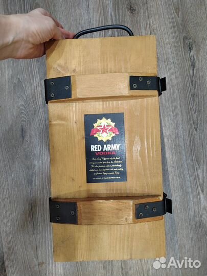 Ящик деревянный коробка от водки Red army
