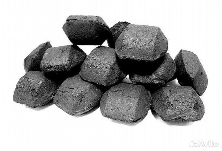 Древесный уголь в брикетах