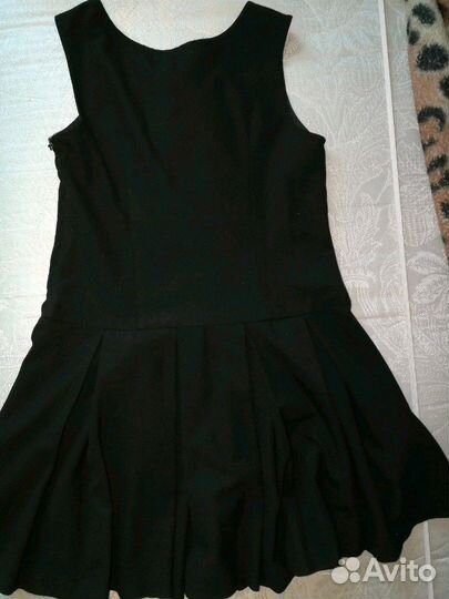 Сарафан школьный (чёрный) на 8-10 лет 134-146