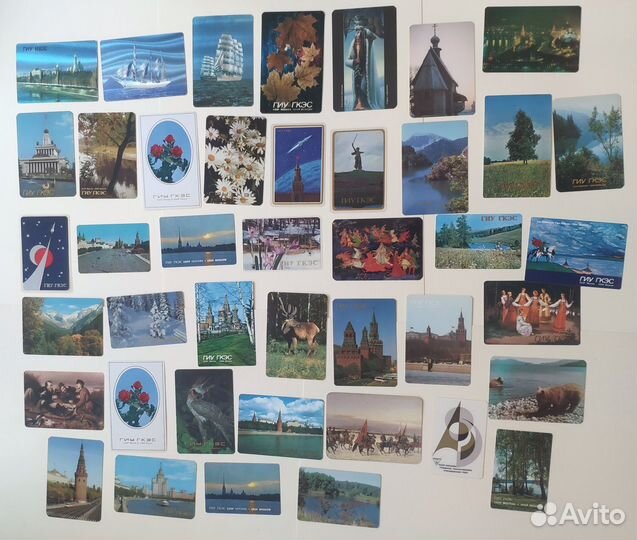 Календарики советские СССР