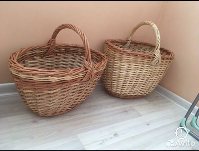 Корзина плетеная для грибов