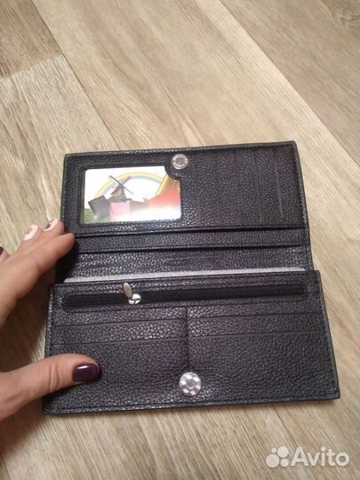 Кошелек пормоне мужской бренд черный новый