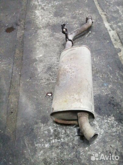 Глушитель задний Opel Corsa D хетчбэк 3-Х дв