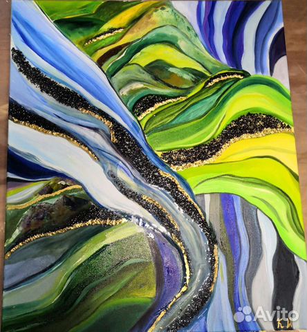 Картина маслом на холсте Абстракция
